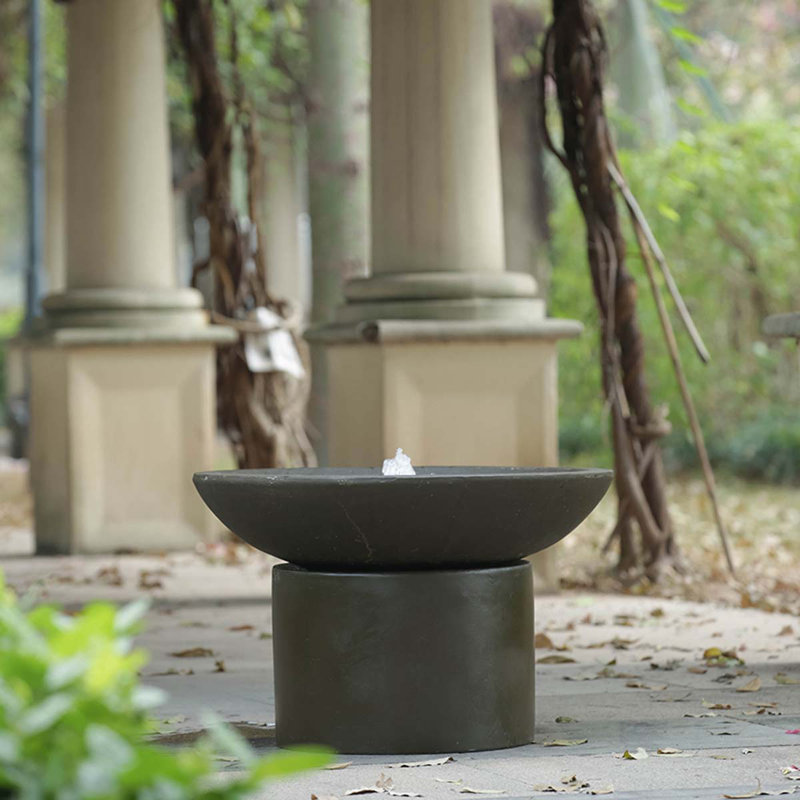 A&B Home Concrete Bowl Fountain Wayfair.ca
